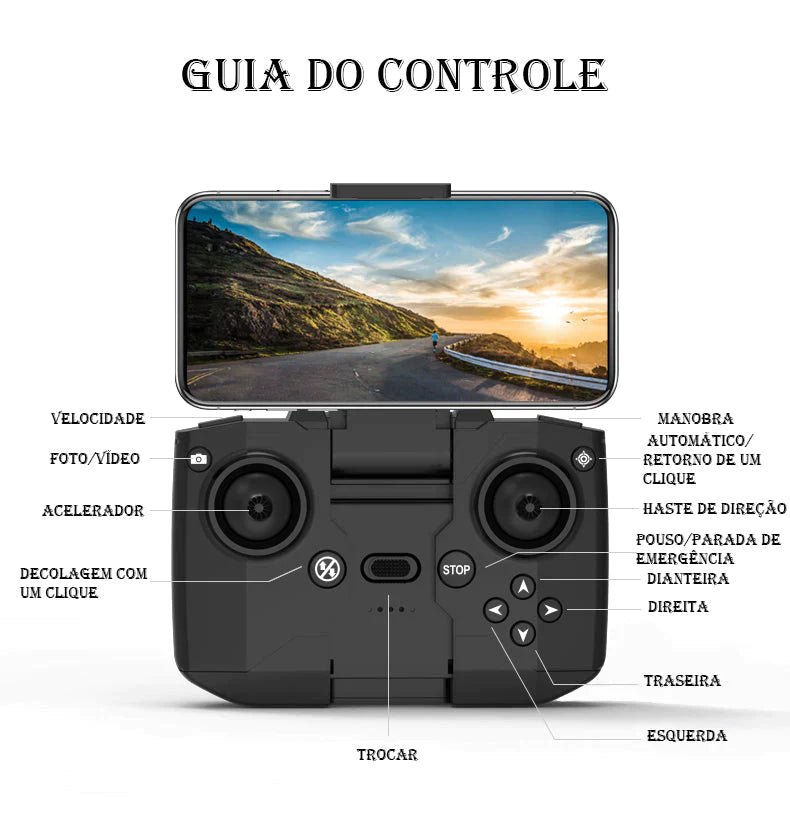 Drone l900 com Câmera de Alta Resolução 4k